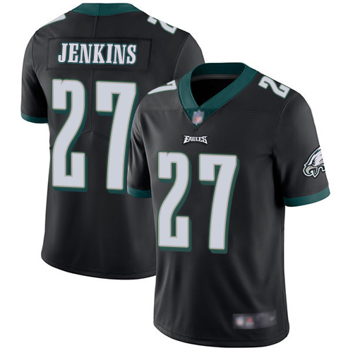 Men Philadelphia Eagles 27 Malcolm Jenkins Black Alternate Vapor Untouchable NFL Jersey Limited Player